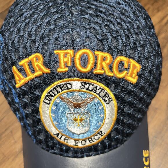 United States Air Force Baseball Hat Adjustable Strap back Adult Cap USAF - Picture 4 of 8